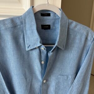 J. Crew Light Blue Casual Button Down Shirt